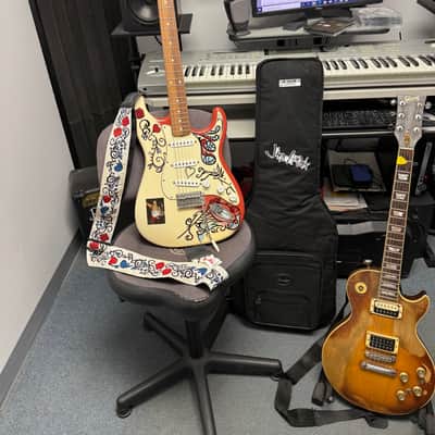 Fender Jimi Hendrix Artist Series Signature Monterey Stratocaster 2017 - 2018 - Monterey Graphic image 3
