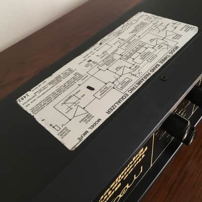 LEGENDARY MOOG MKPE 3 BAND PARAMETRIC EQUALIZER (1978) / PRO SERVICED / MICHAEL BRAUER FAVORITE / VOLTAGE SELECTOR / MICHAEL BRAUER & PRINCE image 23