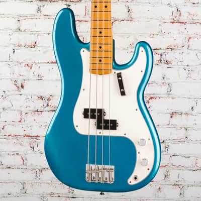 Fender - Vintera III Late '60s Precision Bass Guitar w/ Maple Fingerboard - Lake Placid Blue image 1