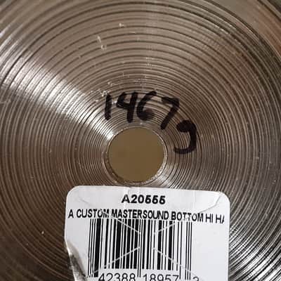 Zildjian 15" A Custom Mastersound Hi-Hat Cymbals (Pair) 2004 - Present - Brilliant image 19