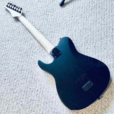 FGN J-Standard Iliad JIL72ASHDEG 7-String Electric Guitar w/ Bag - Open Pore Black image 5