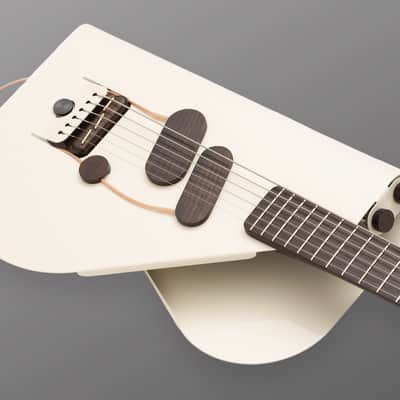 Verso Orbit Baritone - 2024 - Oyster White - Sheet Metal Body w/ freely adjustable Magnetic Pickups SC1 Neck & HB2 Bridge - NEW. (Authorized Dealer) image 3