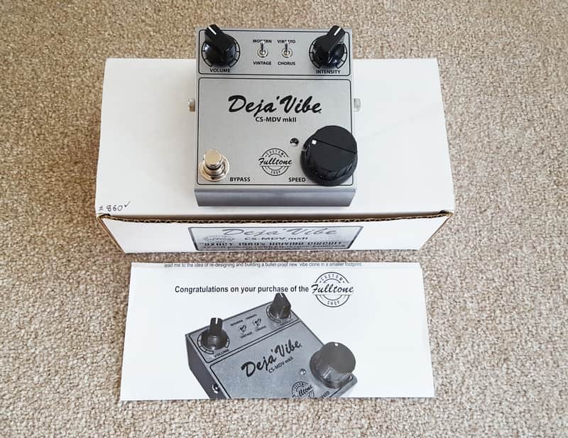 Fulltone CS-MDV MkII Custom Shop Mini Deja Vibe MkII 2010s - Silver Bild 1