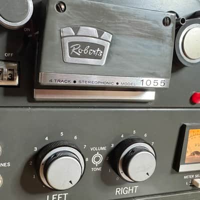 Roberts 1055 Tube Reel to Reel Tape Recorder 4-Track Tested Serviced AS-IS image 3
