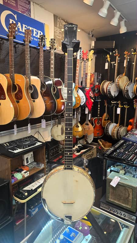 Silvertone Pete Seeger 25 Fret Longneck 1960's 5 Sting image 1