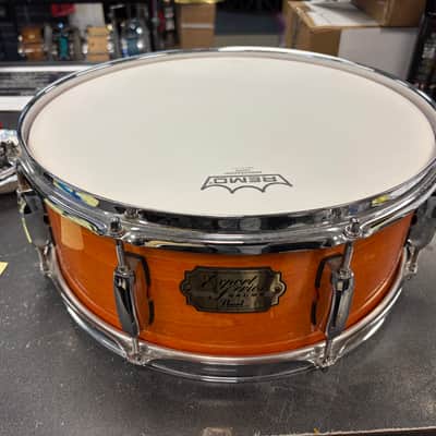 Pearl Export 5 1/2x14 snare drum 2023 - honey amber image 2