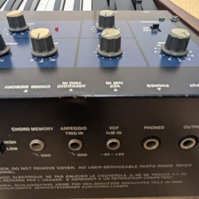 Serviced Korg PolySix 1980s - Navy Blue With Tubbutec Midi Kit image 9