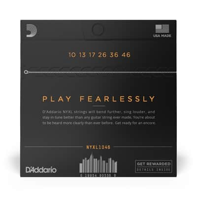D'addario NYXL1046-3P Electric Guitar Strings (Light) .010-.046 - 3 PACK image 2