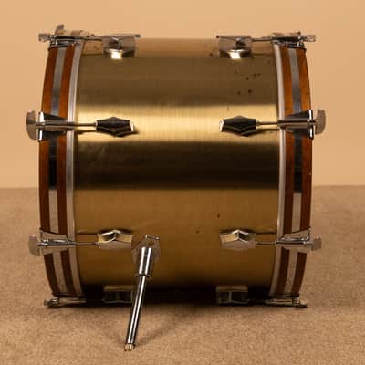 Vintage Fibes 14x18 "Brushed Brass" Bass Drum image 9