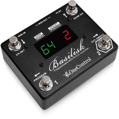 One Control Basilisk Programmable MIDI Controller Footswitch