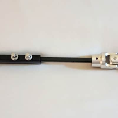 UNMARKED BASS DRUM POWER SHAFT CONNECTOR BAR - BLACK & ALUMINUM - FREE SHIP TO C-USA! image 5