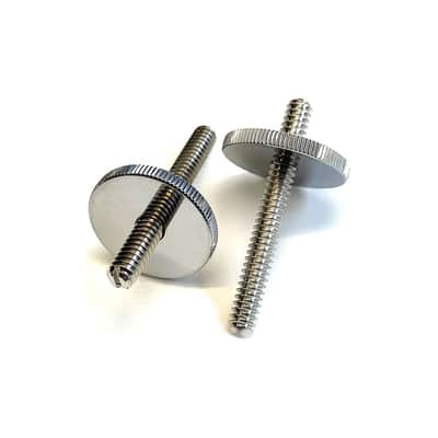ABM 2544 ABR-1 Tune-o-matic Bridge Posts & Thumbwheels (Stainless Steel, Imperial (inch))
