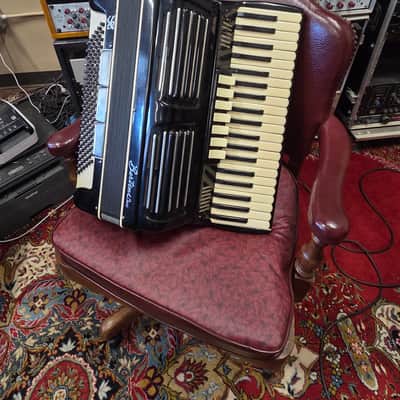 Bertini Piano Accordion 41/120 The RIVA No. 660 W Original Case And Straps image 1