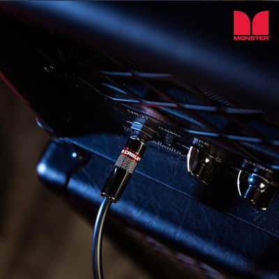 Monster Prolink Classic Instrument Guitar Cable - 6 ft Straight to Straight Instrument Cable. All Metal & Duraflex Outer Jacket. 90% Copper Braided Shield Monster Instrument Cable image 4