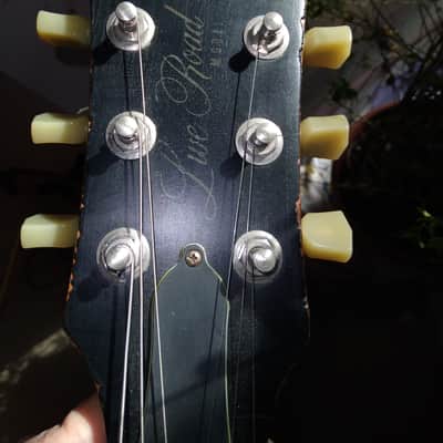Bacchus Live Road 2000s - Reliced Amber Flame Top, Killer Look and Tones, Blue Tweed Hardshell Included image 15