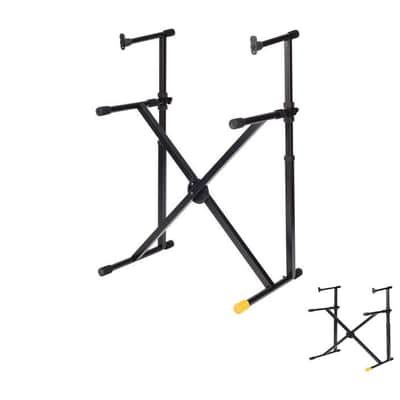 Hercules Stands KS210B EZ-LOK Double Tier X Keyboard Stand -NEW image 1