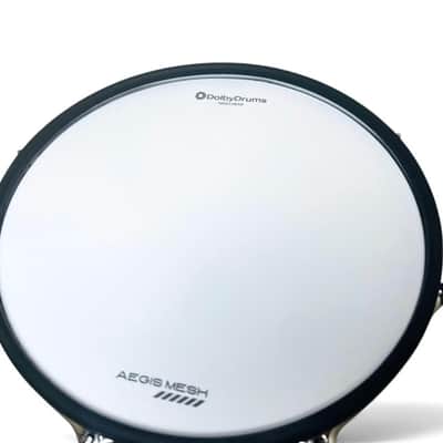 Dolby 13” x 13” Floor Tom Red Wood Electronic Full Shell for Roland Alesis image 3