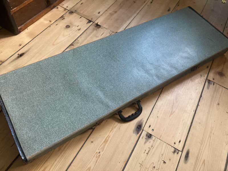 Vintage 1950s 60s Compressed Card Electric Guitar / Short Scale Bass Guitar Case image 1