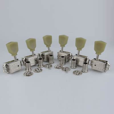 vintage style guitar tuners-Nickel image 6