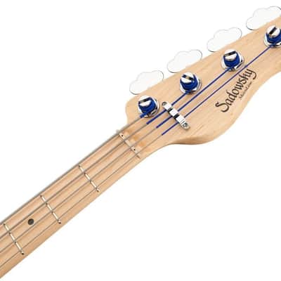 Sadowsky MetroLine 24-Fret Modern Bass, Swamp Ash Body, Maple Fingerboard, 4-String - Solid Black Satin image 8