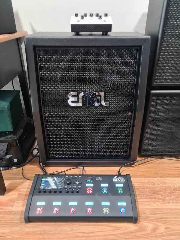 Engl E212VB 2X12 Vertical Pro Guitar Cab (with wheels and cover) image 1