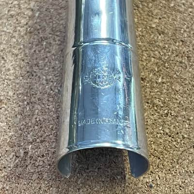 Vintage Selmer ‘404’ metal tenor saxophone ligature and mouthpiece cap set image 12
