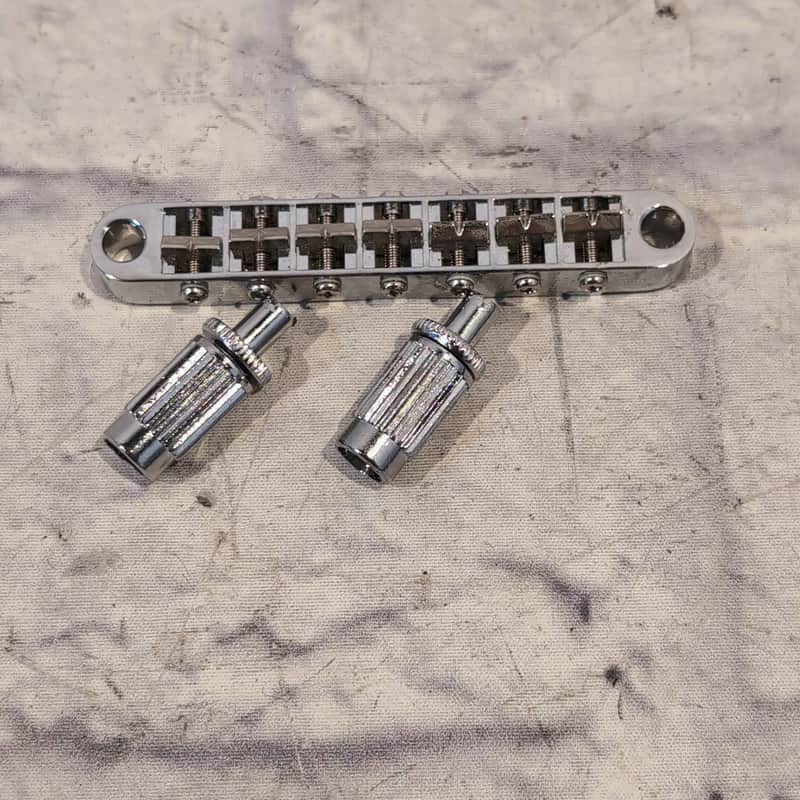 LTD 7 String Tune-o-matic Bridge with Anchors and Studs image 1