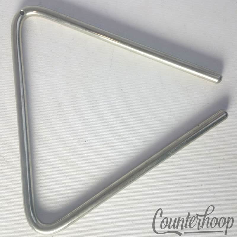 Slingerland Triangle 6 1/4 x 5/16"Thick Vintage 30s Nickel Percussion Instrument image 1