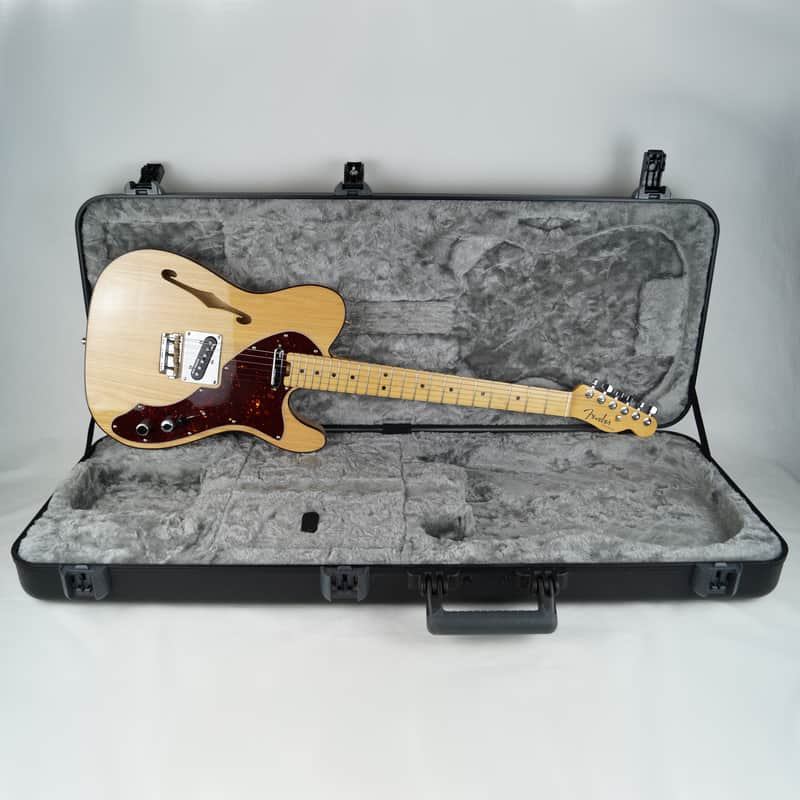Fender American Elite Thinline Telecaster - USA 2018 - Natural, Braun - Case included
