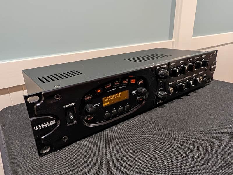 Line 6 Bass POD xt Pro Rackmount Multi-Effect and Amp Modeler 2003 - 2008 - Black image 1