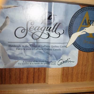 2010 Seagull Artist Studio i-Beam Duet Acoustic Electric Guitar image 4