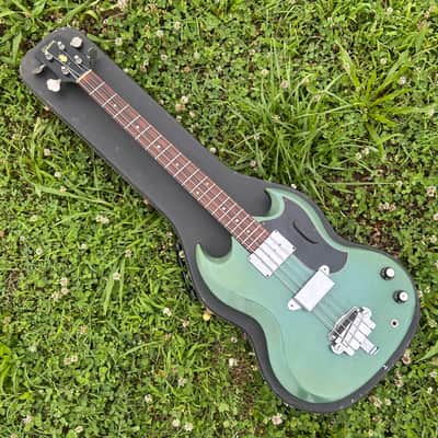 Vintage 1965 Gibson EB-0 Original Pelham Blue Finish w/ OHSC image 2