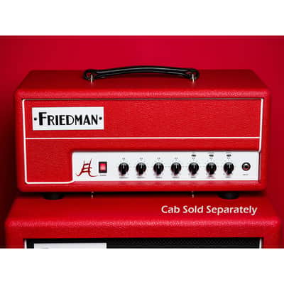 Friedman JEL-20 Jake E Lee Signature 20 Watt Tube Guitar Amplifier Head - Red image 7