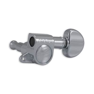 Grover 205 Series Mini Rotomatics Tuners 6 In-Line Right Handed (Chrome)