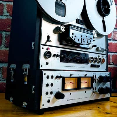Pioneer RT‑2022 (RTU-11 + TAU‑11) -- [EXCELLENT!!] + Serviced ($300!): Rare Complete Example w/ Covers, Cable, Original NAB Hubs, Original Take-up Reel -- Collector‑Ready image 1