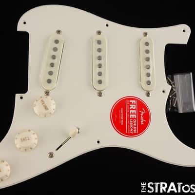 Fender Squier 50s Strat HT Hardtail LOADED PICKGUARD, Prewired White 1950s! image 1