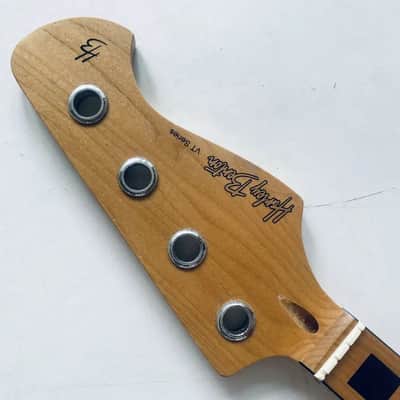 Harley Benton 4 String Jazz Bass Style Maple Neck, 20 Frets Fingerboard image 4