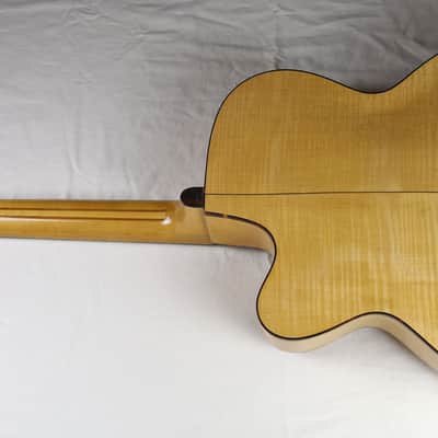 EXTREMELY RARE Vintage HOPF Original Acoustic Archtop Guitar, by GUSTAV GLASSL,  w/Cutaway, Soft Case image 4