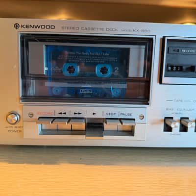 Vintage Kenwood Stereo Cassette Deck (Model KX-550) FULL FRESH SERVICING V RARE! image 5