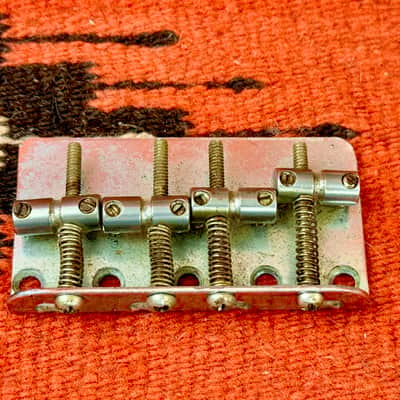 1970's Fender Precision Bass or Jazz Bass Guitar Bridge Circa 1974-1979 image 2