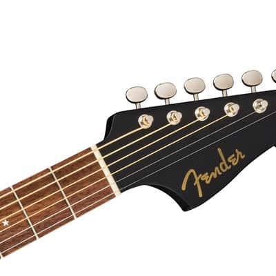 Fender Joe Strummer Campfire Acoustic Electric Guitar. Walnut Fingerboard, Matte Black image 7