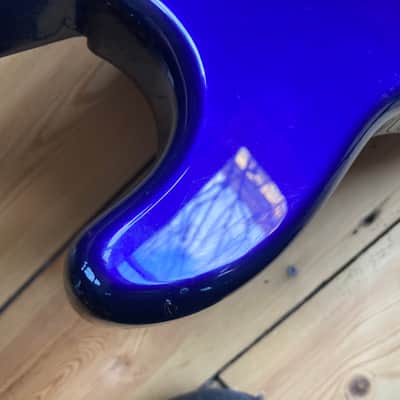 Fender Stratocaster Standard Electric Guitar Body Mexico Strat Blue 1998 image 17