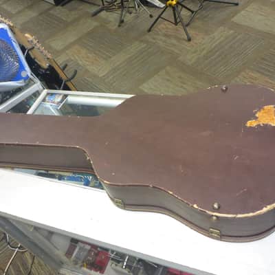 Acoustic Guitar Case 43x16x12 1/2 ( 4 " Depth ) Brown Exterior / Tan Interior image 15