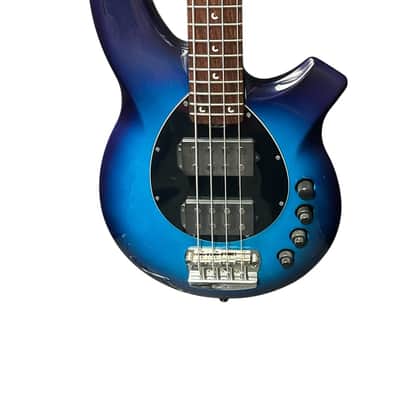Ernie Ball Music Man Bongo 4 String HH/Piezo, LTD 2007 Blue Dawn / Rosewood 9.7 LBS USED in Very Good -Excellent Condition*IN STOCK* RARE image 3