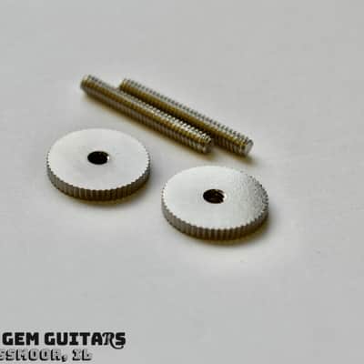 New! Gibson OEM ABR-1 Bridge with posts and thumbwheels - ABS Saddles - Nickel Finish fits Les Paul Standard, ES-335, SG Standard and others! Tune-a-Matic image 15