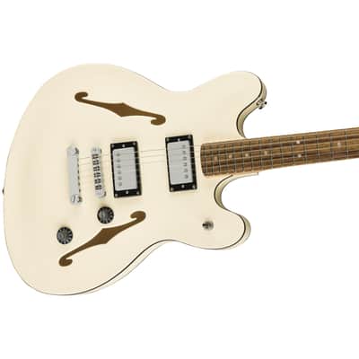Squier Affinity Starcaster Deluxe OWT Olympic White - Electric Guitar imagen 4