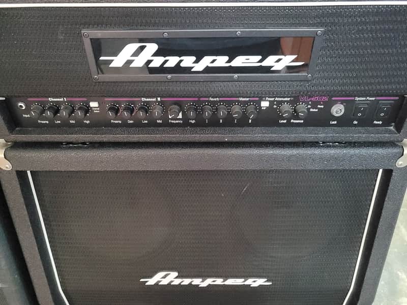 Ampeg VL502 & V412TL 1990s Half Stack image 1
