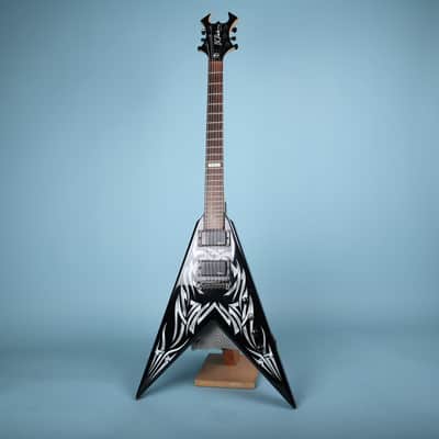 BC Rich Kerry King Signature KKV Tribal Flame Flying V Electric Guitar image 2