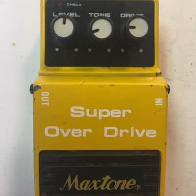 Maxtone OD-10 Super Over Drive Rare Vintage JRC4558DD Guitar Effect Pedal image 2