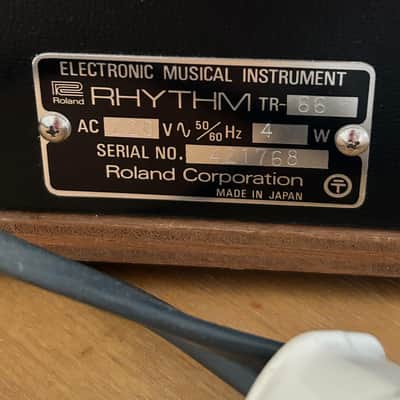 Roland TR-66 Rhythm Arranger 1976 - 1984 - Wood image 7